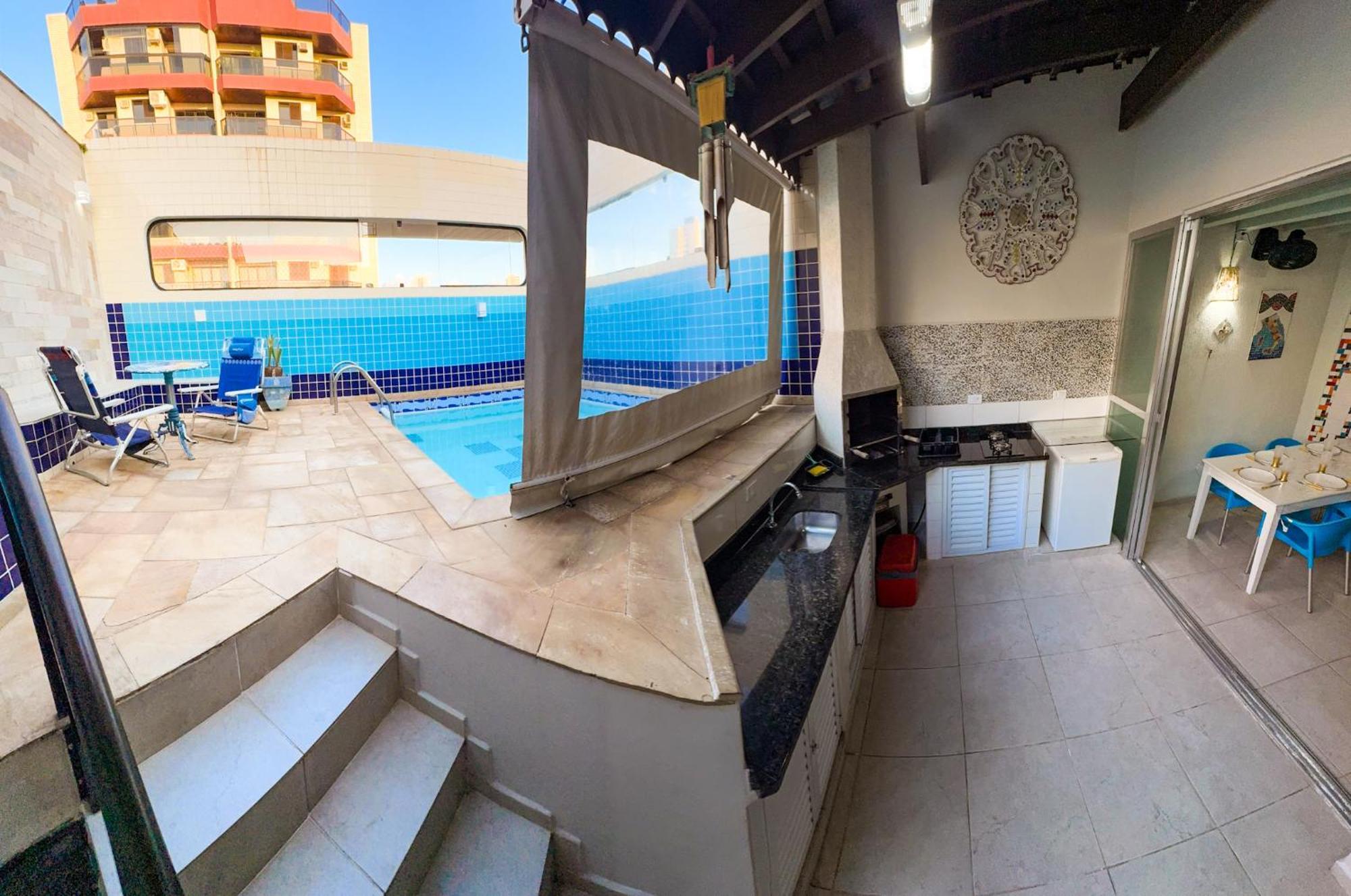 Cobertura 51 De 3 Quartos Com Piscina E Churrasqueira Privativa 과루자 외부 사진